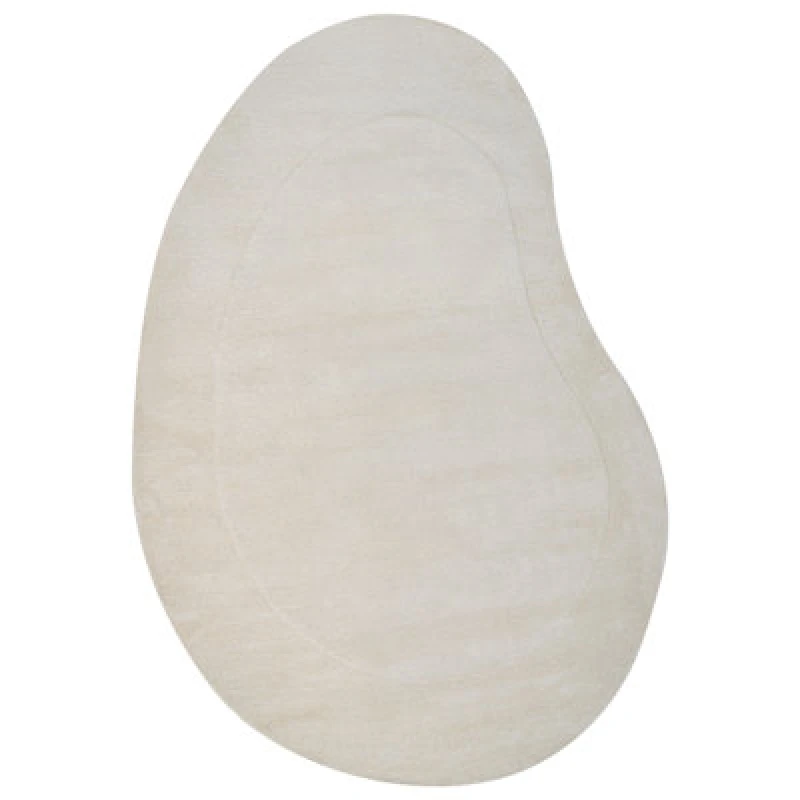 Image of Beliani Rug Masso Light Beige 160 X 230 Cm Viscose