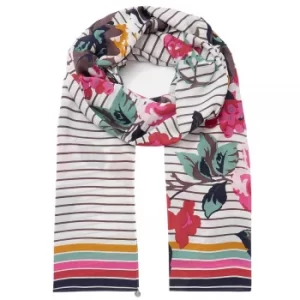 Joules Womens Eco Conway Lightweight Printed Scarf