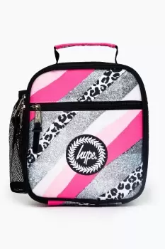 image of HYPE GLITTER LEOPARD WAVE LUNCH BAG