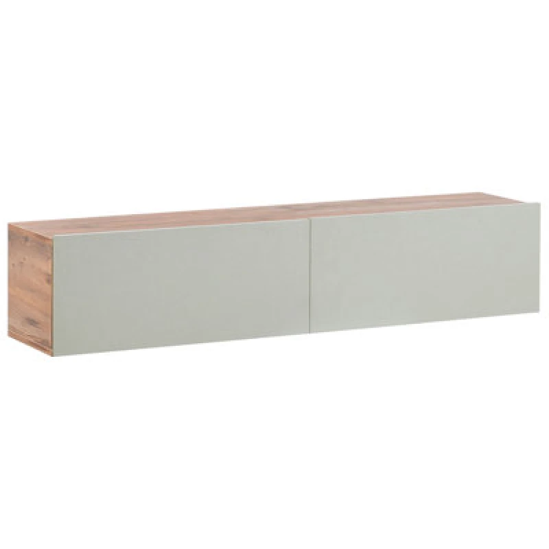 Image of Beliani Wall Mounted TV Stand GLADSTONE Light Green 608146