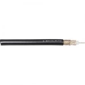 Image of Coax Outside diameter 10.80 mm 50 Black Interkabel RG214U Sold by the metre