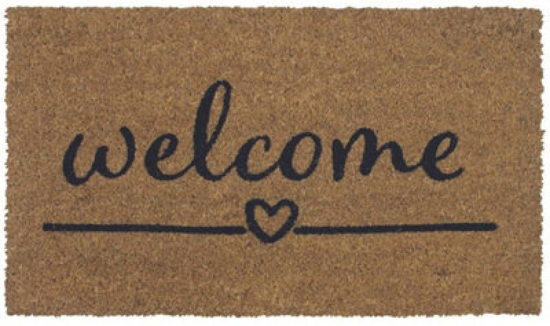 Image of The Rugs Coir Doormat Gainsborough Welcome Heart 40X70 Cm