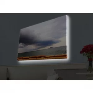Image of 4570HDACT-017 Multicolor Decorative LED Lighted Canvas Painting