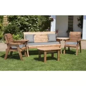 Image of Charles Taylor 5 Seater Multi Set - Burgundy Cushion - Burgundy Cushion