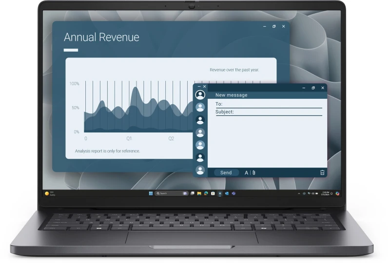Image of DELL Pro 14 PC14255 AMD Ryzen? 5 PRO 230 Processor (22 MB cache. 6 cor