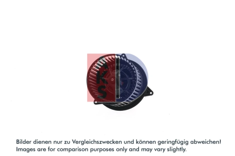 Image of AKS DASIS 740400N Blower Motor for left-hand drive vehicles Interior Blower (2669)