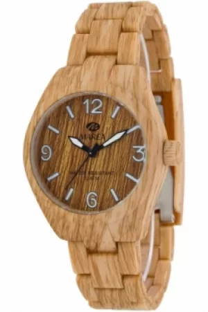 image of Unisex Marea Wood Look Watch 35298/2