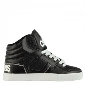 Image of Osiris Osiris Clone Hi Top Trainers Mens - Black/White