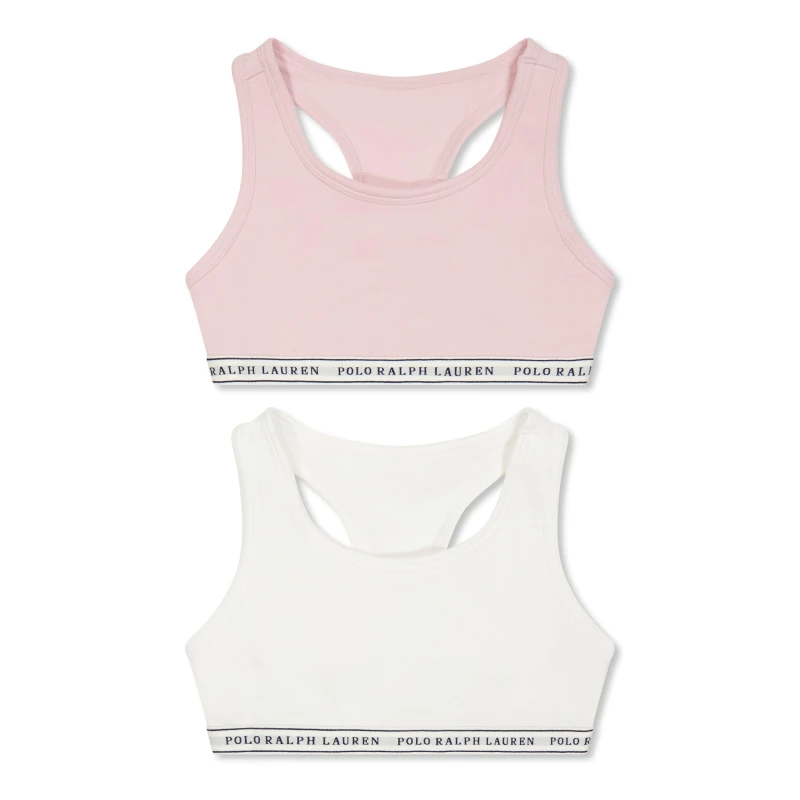 Image of Polo Ralph Lauren Polo 2Pk Bralette Jn62 White 001 female 13 (XL)