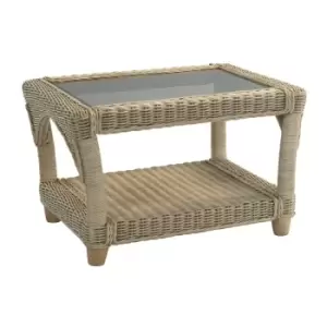 Image of Desser Stamford Coffee Table and Glass