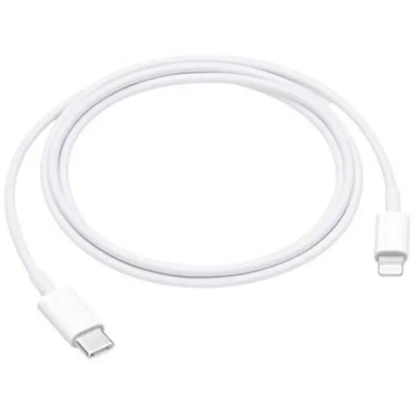 Image of Apple Apple iPad/iPhone/iPod Cable [1x USB-C plug - 1x Lightning] 1m White MUQ93ZM/A
