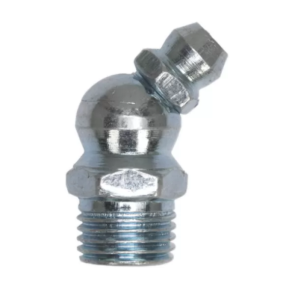 Image of Genuine SEALEY GNM10 Grease Nipple 45° 10 x 1mm Pack of 25