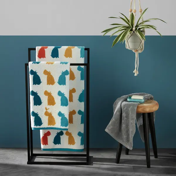 Image of Fusion Hippo Towel MultiColoured