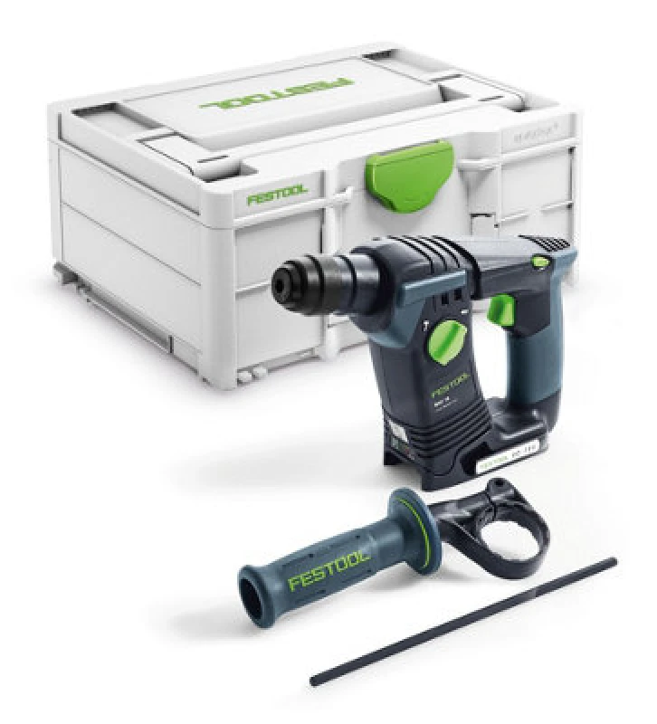 Image of Festool BHC18 18v Cordless Brushless SDS Plus Hammer Drill BHC 18-Basic Batteries: No Batteries