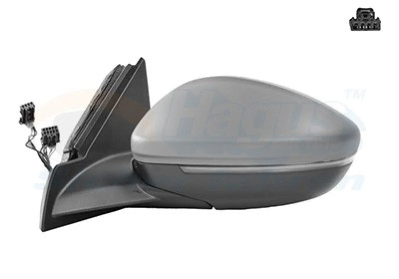 Image of VAN WEZEL Wing mirror VAN WEZEL 4043807