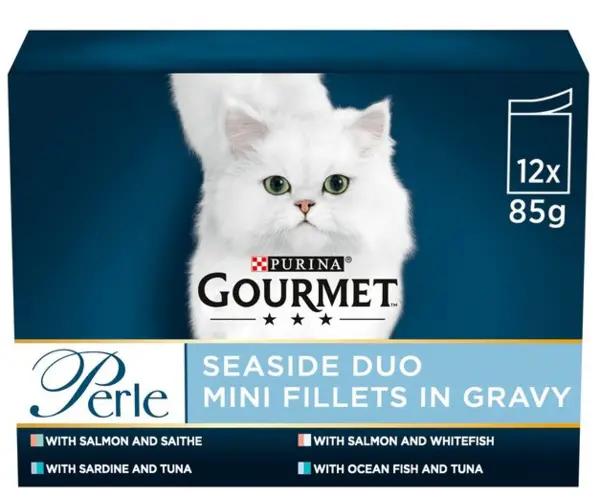 Purina Gourmet Perle Seaside Duo Cat Food 12 x 85g