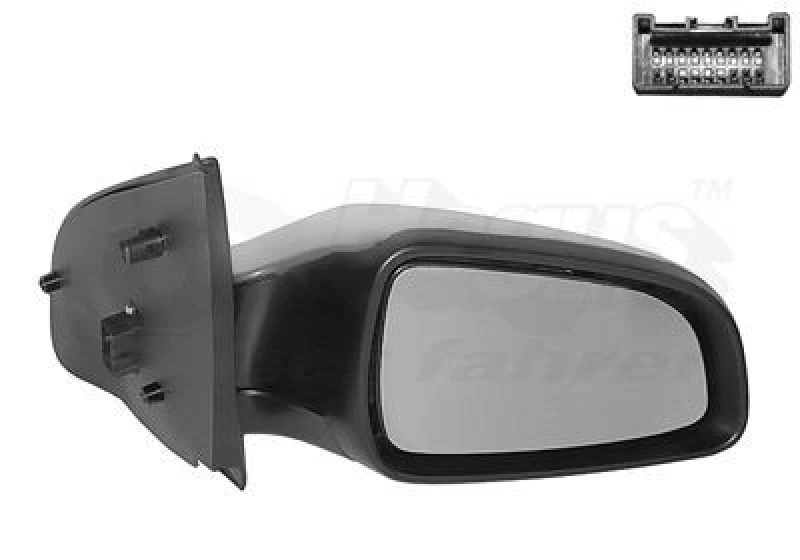 Image of VAN WEZEL Wing mirror VAN WEZEL 3745818