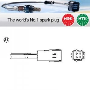 image of NGK NTK Oxygen O2 Lambda Sensor OZA603-N2 OZA603N2 (0012)