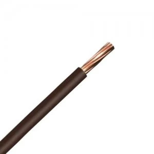 Image of Zexum Brown 16mm 7 Strand 74A Single Core 6491B LSZH Low Smoke Zero Halogen Round Power Insulated Conduit Wire - 1 Meter