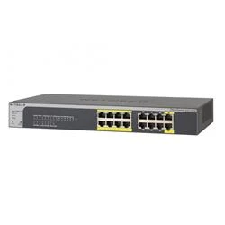 image of Netgear ProSAFE GS516T Gigabit PoE/PD Smart Switch 16 x 100/1000 Base-T Rackmount Switch RJ45