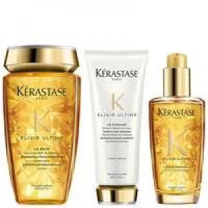 Image of Kerastase Elixir Ultime Set: Intense Shine Routine