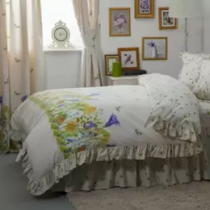 Image of Belledorm Bluebell Meadow Duvet Cover (Kingsize) (Ivory) - Ivory