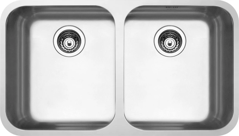 Image of Smeg Universal Bowl Built In Kitchen Sink - Stainless Steel