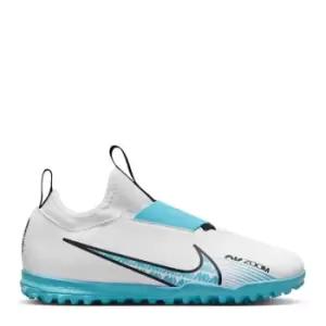 Image of Nike Jr. Zoom Mercurial Vapor 15 Academy TF Little/Big Kids Turf Football Boots Junior Boys - White