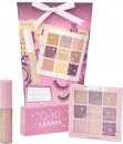 Image of Q-KI Party All Night Eco Packaging 2021 Set - False Eye Lashes, 1g False Eye Lash Eye Glue, 9 x 1g Eyeshadow, 6.5ml Shimmer Eyeshadow