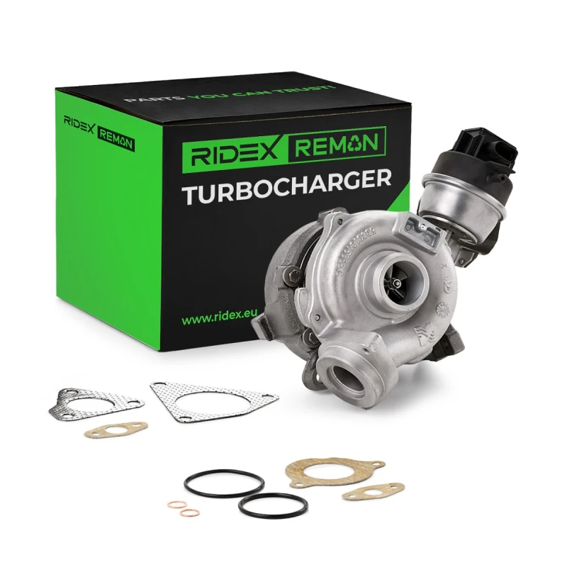 Image of RIDEX REMAN 2234C11612R Turbocharger Incl. Gasket Set Charger,charging system (2234)