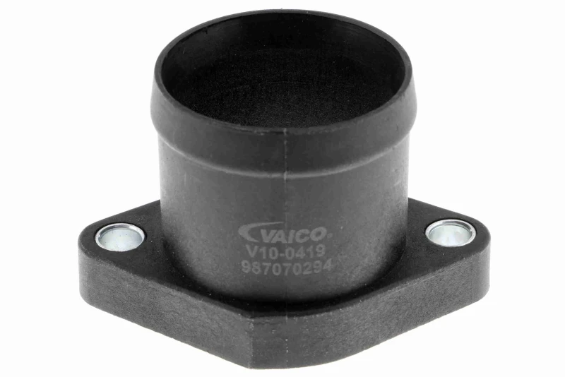 Image of VAICO V10-0419 Coolant Flange Left, Original VAICO Quality Coolant Flange (3219)
