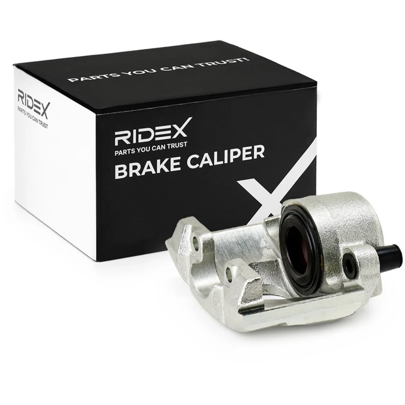 Image of RIDEX 78B0273 Brake caliper Front Axle, without holder Cast Iron, Grey Cast Iron Brake Caliper (78)