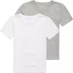 Image of Calvin Klein Jeans Calvin 2 Pack T Shirts - White