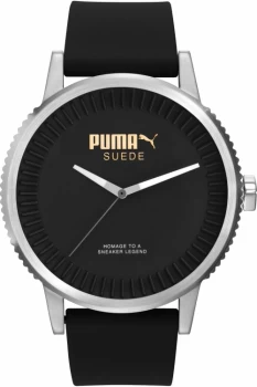 Image of Mens Puma PU10410 SUEDE - Black Watch PU104101002