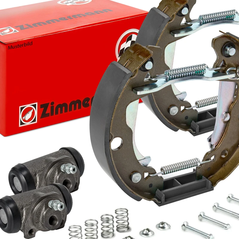 Image of ZIMMERMANN 20990.108.4 Brake Set, drum brakes Rear Axle, Photo corresponds to scope of supply Brake Set,drum brakes (3859)