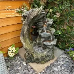 Image of Open Crystal Falls Mains Powered Water Feature