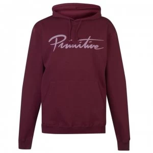 image of Primitive Logo Hoodie - Burgundy