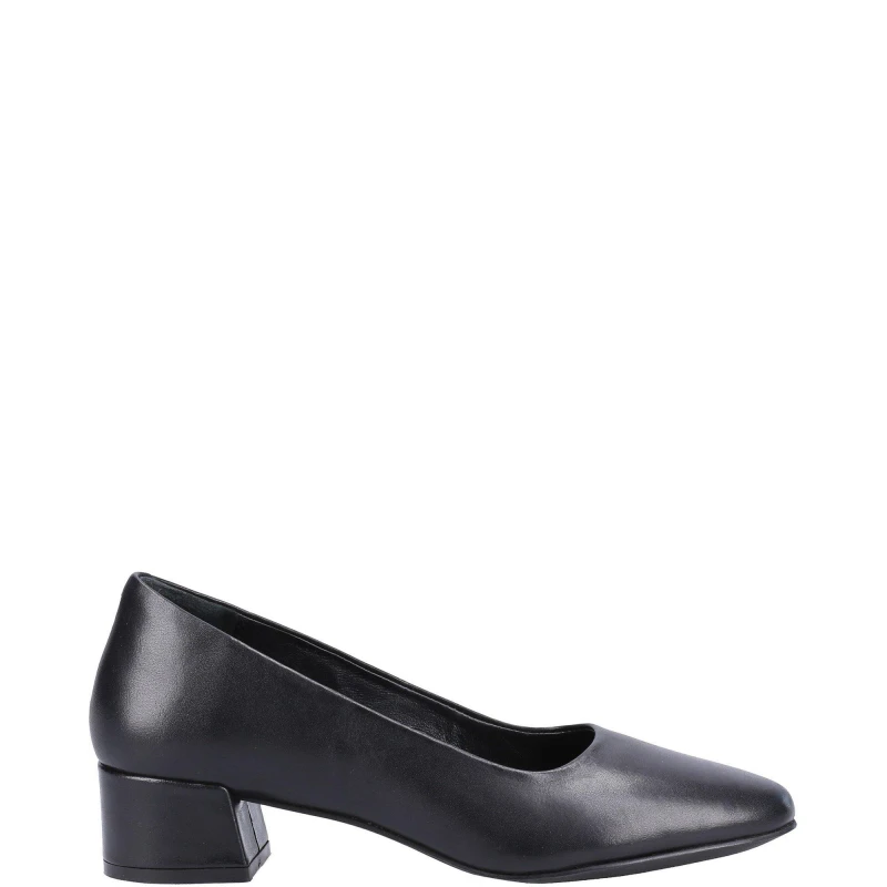 Image of Hush Puppies Black 'Alina' Court Shoes Black