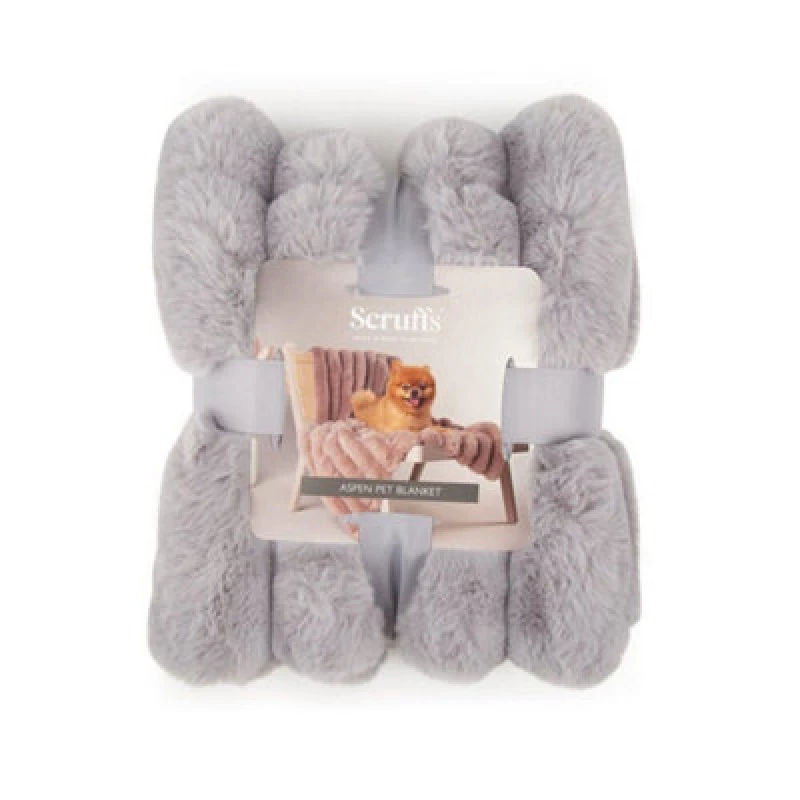 Image of Scruffs Medium Aspen Blanket 110X75Cm - Grey