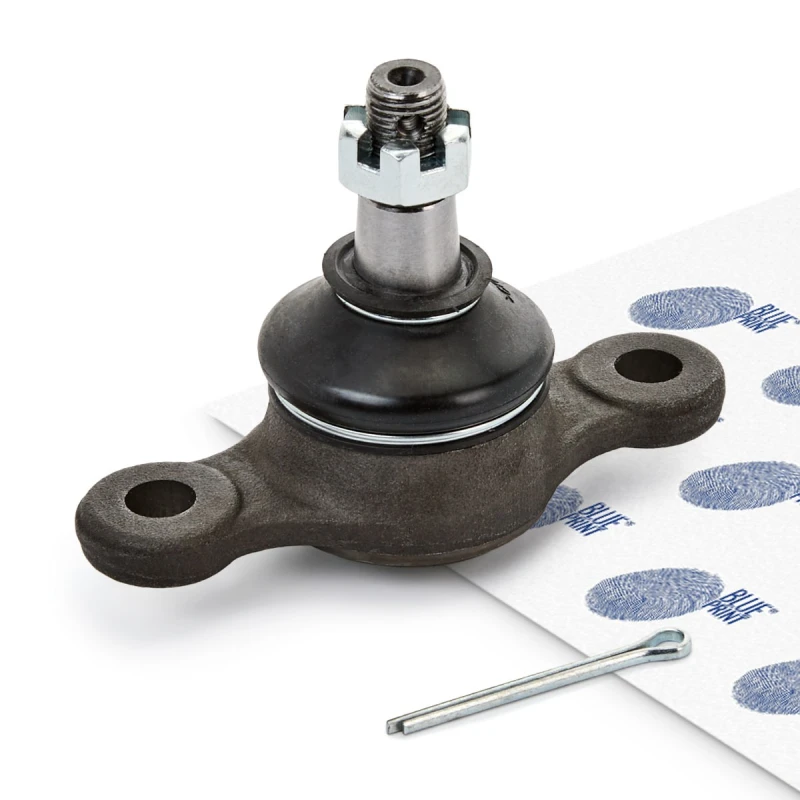 Image of Blue PRINT ADT38614 Ball joint Front Axle Right, with crown nut Support-/Steering Link (2462)
