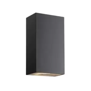 Image of Rold Kubi LED Dimmable Outdoor Up Down Wall Lamp Black, IP44, 3000K