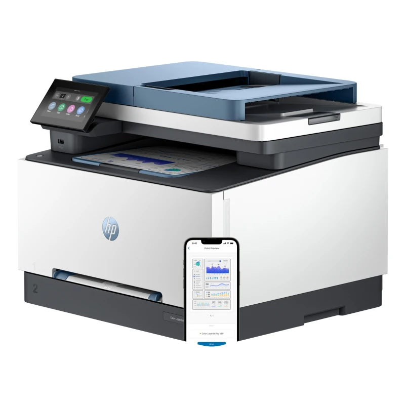 Image of HP LaserJet Pro 3302fdw Wireless Multifunction Color Printer. Copier.