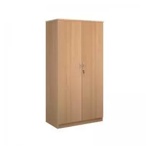 Systems double door cupboard 2000mm high - beech