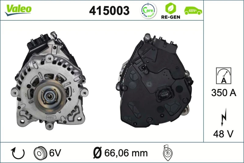 Image of Alternator, starter VALEO 415003