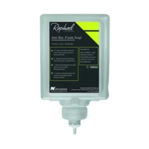 Image of Raphael 1000ml Antibac Foam Soap Cartridges (Pack of 6) SOABARA