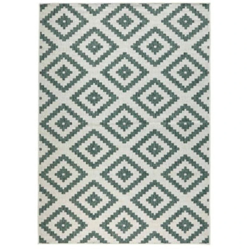 Image of The Rugs Malta Reversible Indoor Outdoor Rug Flatweave Polypropylene In Green