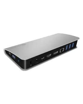 Image of ICY BOX IB-DK2408-C Wired USB 3.2 Gen 1 (3.1 Gen 1) Type-C Black,...