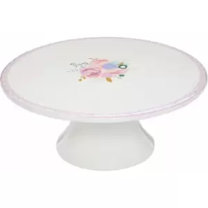 image of Premier Housewares - Amelie Floral Pattern Cake Stand