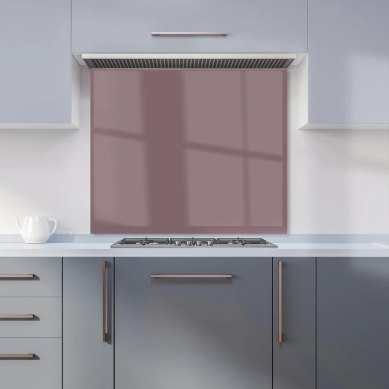 Image of Warren Reed - Designer Smoky Lavendar Kitchen Splashback in Purple Size: 600mm x 750mm Purple Unisex 600mm x 750mm