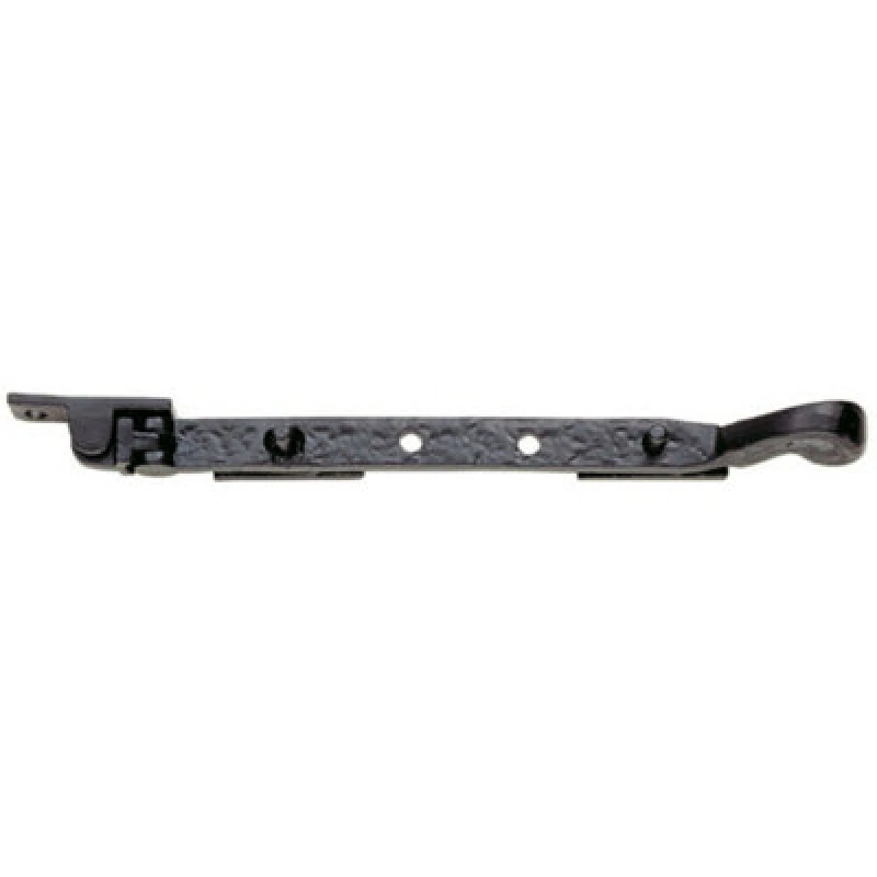 Image of Loops Antique Timber Casement Window Stay 254mm Powder Coated Black Finish Black